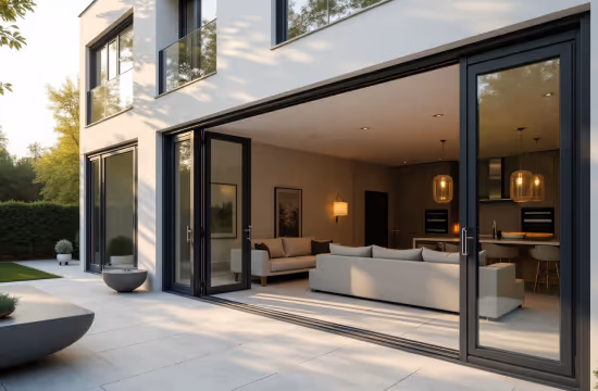Aluminium doors